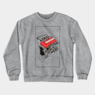 SR20 DET illustration Crewneck Sweatshirt